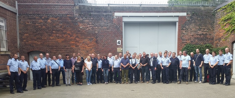 Gruppenfoto von Bediensteten der JVA Münster